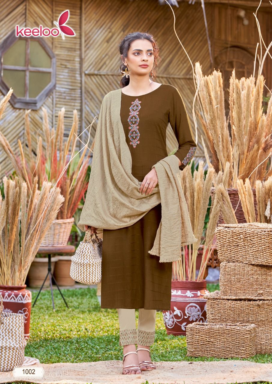Koodee Bitu 1 New Fancy Exclusive Wear Kurti Pant With Dupatta Readymade Collection